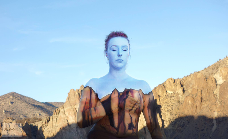 Illustration for article titled People turn invisible in these awesome body paint photographs (NSFW)